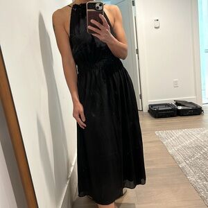 BNWT Chiffon halter neck dress XS